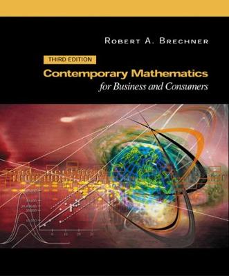 Contemporary Mathematics for Business and Consumers - Brechner, Robert A, and Robert Brechner George Bergeman
