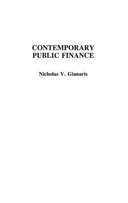 Contemporary Public Finance - Gianaris, Nicholas