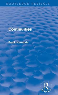 Continuities - Kermode, Sir Frank