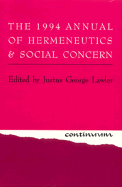 Continuum: The 1994 Annual of Hermeneutics and Social Concern