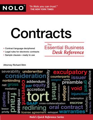 Contracts: The Essential Business Desk Reference - Stim, Richard, Attorney