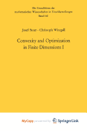 Convexity and Optimization in Finite Dimensions I