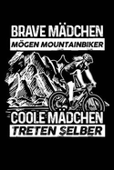 Coole M?dchen Treten Selber: Notizbuch / Notizheft F?r Mountainbike Mountainbike-R-In Mtb Frau A5 (6x9in) Liniert Mit Linien