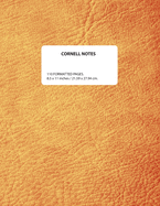 Cornell Notes: Research and Planning Notebook (Tan Cover)