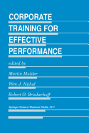 Corporate Training for Effective Performance