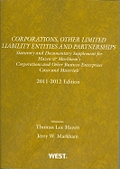 Corporations, Other Limited Liability Entities and Partnerships, Statutory and Documentary Supplement, 2020-2021