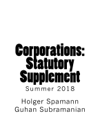 Corporations: Statutory Supplement