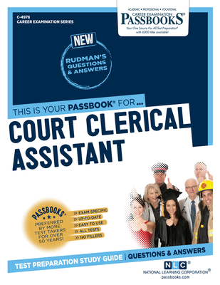 Court Clerical Assistant (C-4978): Passbooks Study Guide Volume 4978 - National Learning Corporation