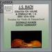 J. S. Bach: Sonaten Fur Violine & Cembalo Nos. 1-6, Bwv 1014-1019 / Sonatas for Violin and Harpischord