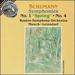 Schumann: Symphony Nos. 1 & 4 [Audio Cd] Robert Schumann; Charles Munch; Erich Leinsdorf; Boston Symphony Orchestra and Joseph Silverstein