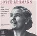 Lotte Lehmann: the New York Farewell Recital