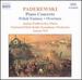 Paderewski: Concerto for Piano in a Minor, Op. 17; Polish Fantasia on Original Themes Op. 19