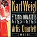 Karl Weigl: String Quartets No. 1 Op. 20, No. 5 Op. 31