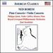 Rorem: Flute Concerto; Violin Concerto