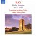 Bax-Violin Sonatas Nos 1 and 3
