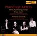 Piano Quartets by Paul Juon & Antonn Dvork