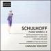 Schulhoff: Piano Works Vol. 3 [Caroline Weichert] [Grand Piano: Gp723]