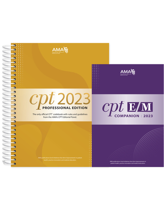 CPT Professional 2023 and E/M Companion 2023 Bundle - American Medical Association