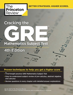 Cracking the GRE Mathematics Subject Test - The Princeton Review