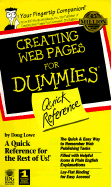 Creating Web Pages for Dummies Quick Reference - Lowe, Doug