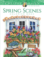 Creative Haven Spring Scenes Coloring Book