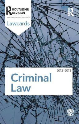 Criminal Lawcards 2012-2013 - Routledge