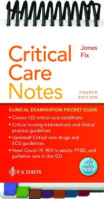 Critical Care Notes: Clinical Pocket Guide - Jones, Janice, PhD, RN, CNS, and Fix, Brenda, RN