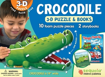 Crocodile: Wildlife 3D Puzzle and Books - Rothberg, J L