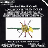 Crusell: Concertante Wind Works - Ib Lanzky-Otto (horn); Lszl Hara (bassoon); Tapiola Sinfonietta; Osmo Vnsk (conductor)
