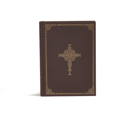 CSB Ancient Faith Study Bible, Brown Cloth-Over-Board: Black Letter, Church Fathers, Study Notes and Commentary, Ribbon Marker, Sewn Binding, Easy-To-Read Bible Serif Type - Csb Bibles by Holman (Editor)