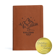 CSB Explorer Bible For Kids, Brown Mountains Leathertouch