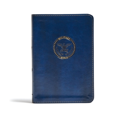 CSB Military Bible, Royal Blue Leathertouch - Csb Bibles by Holman
