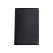 CSB Personal Size Giant Print Bible, Black, Indexed