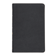 CSB Thinline Bible, Black Genuine Leather, Indexed