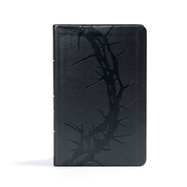 CSB Ultrathin Reference Bible, Charcoal Leathertouch