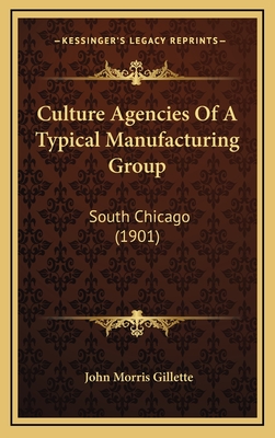 Culture Agencies of a Typical Manufacturing Group: South Chicago (1901) - Gillette, John Morris