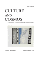 Culture and Cosmos Vol 18 Number 1