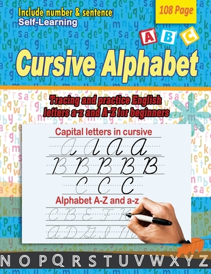 Cursive alphabet: Tracing and practice English letters a-z and A-Z for beginners - Parsayan, Moho