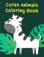 cute animals coloring book: Christmas Coloring Pages for Boys, Girls, Toddlers Fun Early Learning