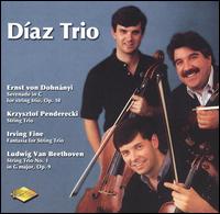Daz Trio Performs Dohnnyi, Penderecki, Fine, Beethoven - Daz Trio
