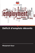 D?ficit d'emplois d?cents