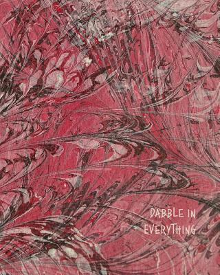 Dabble in Everything: Marble Numbered Blank Pages Style Journal, Notebook or Grid Paper Books - Papers, Ebru