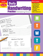 Daily Handwriting Practice: Contemporary Cursive, Kindergarten - Grade 6 Teacher Edition