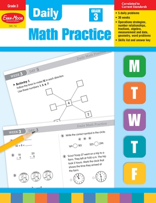 Daily Math Practice, Grade 3 Teacher Edition - Evan-Moor Educational Publishers