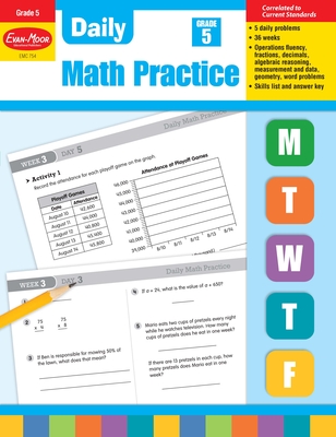 Daily Math Practice, Grade 5 Teacher Edition - Evan-Moor Corporation