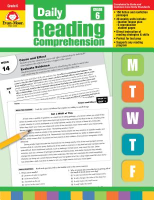 Daily Reading Comprehension, Grade 6 Te - Evan-Moor Educational Publishers