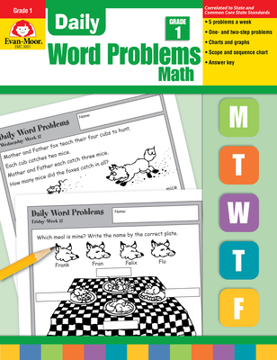 Daily Word Problems Grade 1 - Evan-Moor Educational Publishers