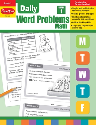 Daily Word Problems Math, Grade 1 Teacher Edition - Evan-Moor Educational Publishers