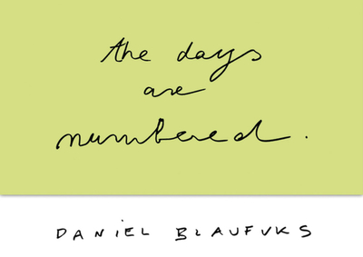 Daniel Blaufuks: The Days Are Numbered - Blaufuks, Daniel (Photographer), and Pinharanda, Joo (Text by)