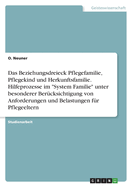 Das Beziehungsdreieck Pflegefamilie, Pflegekind und Herkunftsfamilie. Hilfeprozesse im "System Familie" unter besonderer Bercksichtigung von Anforderungen und Belastungen fr Pflegeeltern